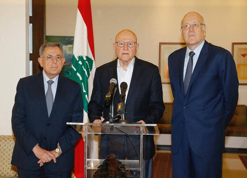 الرؤساء ميقاتي السنيورة سلام: تشكيل حكومة تحظى بثقة اللبنانيين كل اللبنانيين هي المهمة المركزية التي يجب التمسك بها