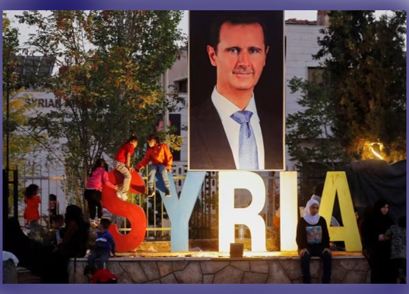 Assad is sitting tight as Syria burns