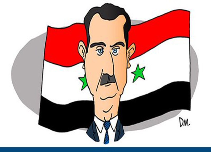 Portrait de Bachar el-Assad - Président de la République arabe syrienne